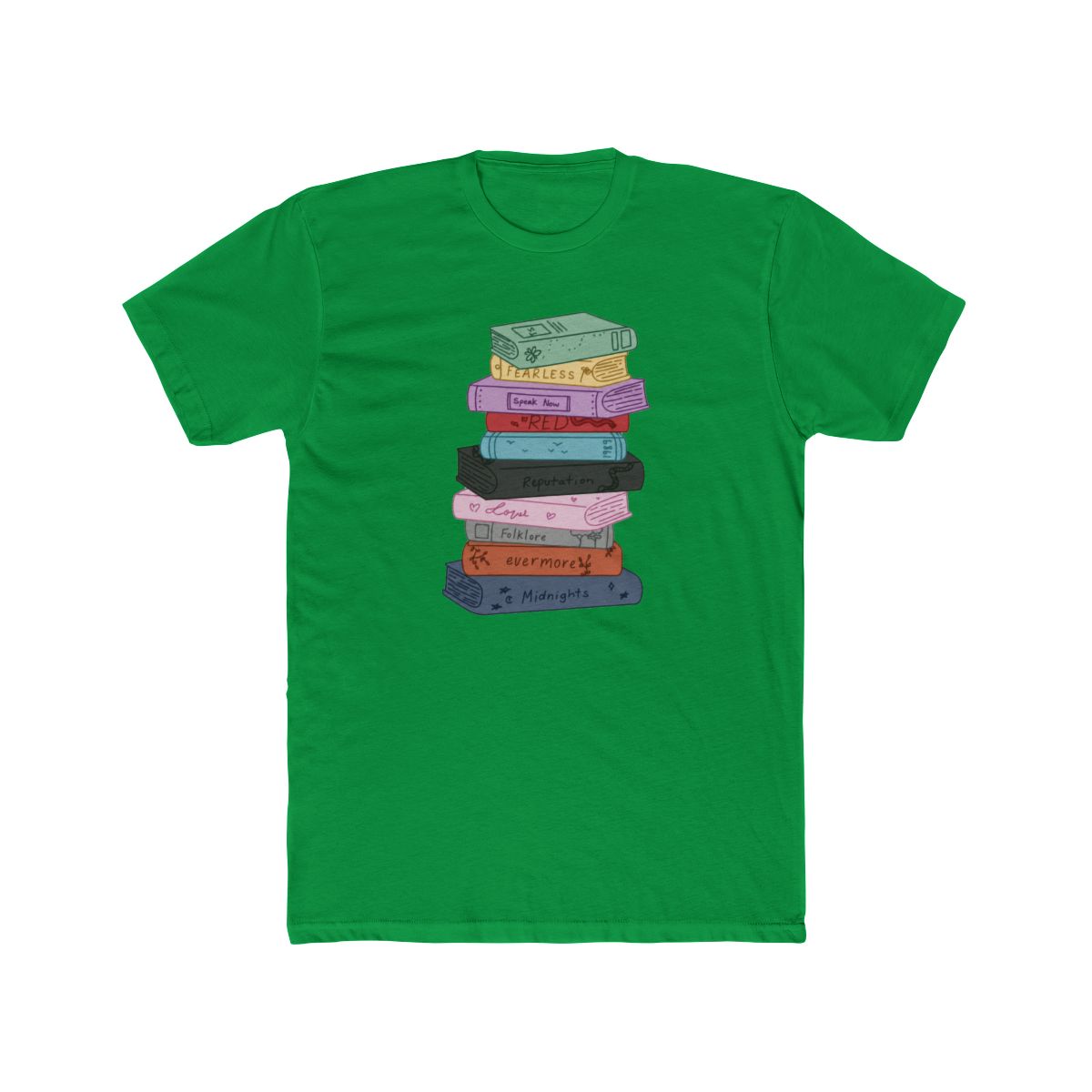 Taylor Swift Eras Bookshelf T Shirt - alternate angle 2, merchandise