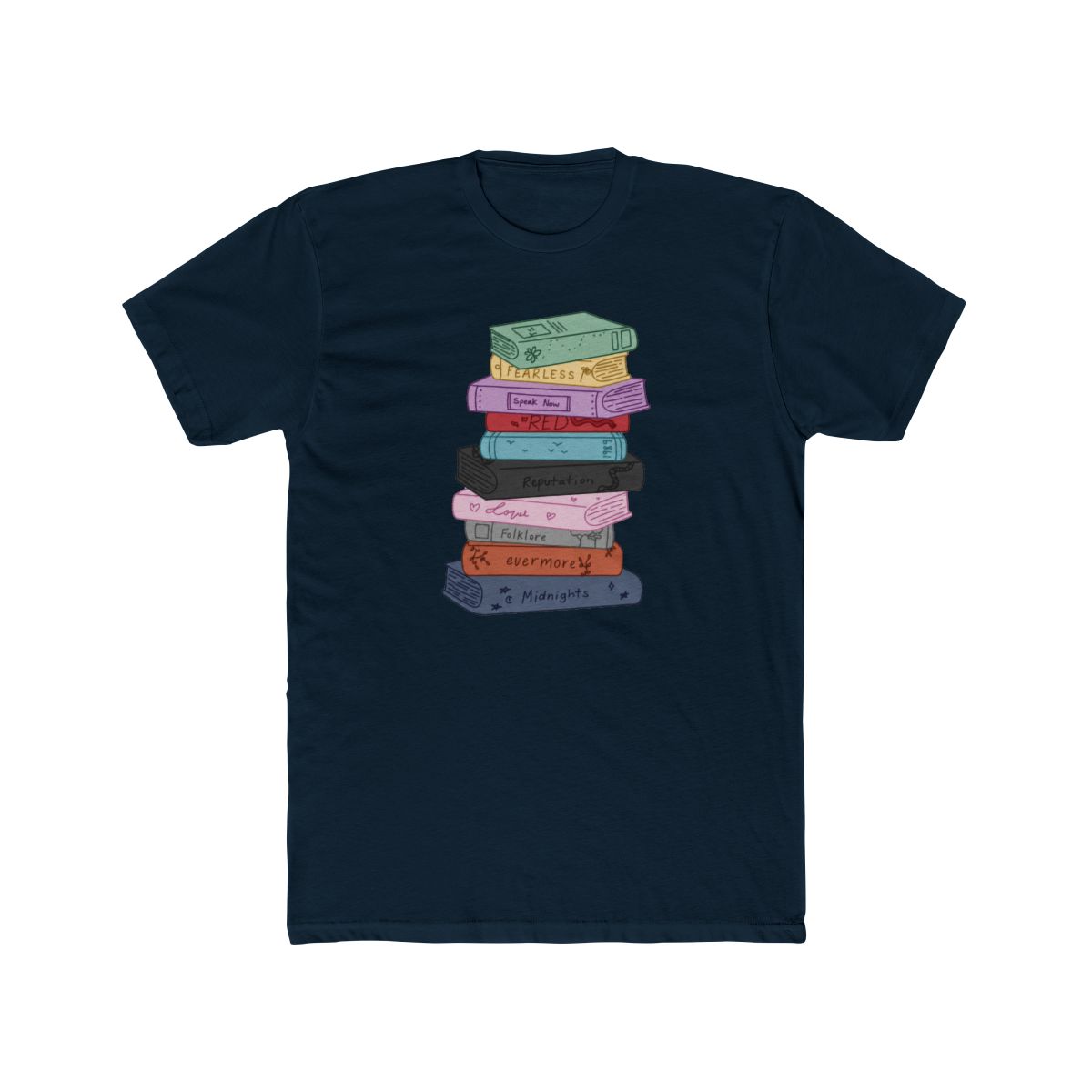 Taylor Swift Eras Bookshelf T Shirt - alternate angle 5, merchandise
