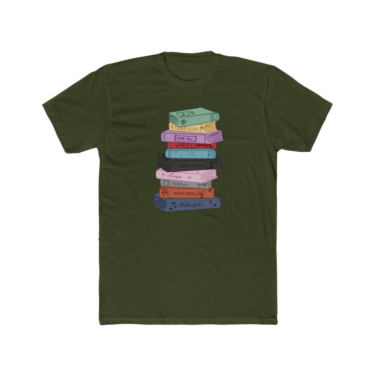 Taylor Swift Eras Bookshelf T Shirt - Official T-Shirts merchandise