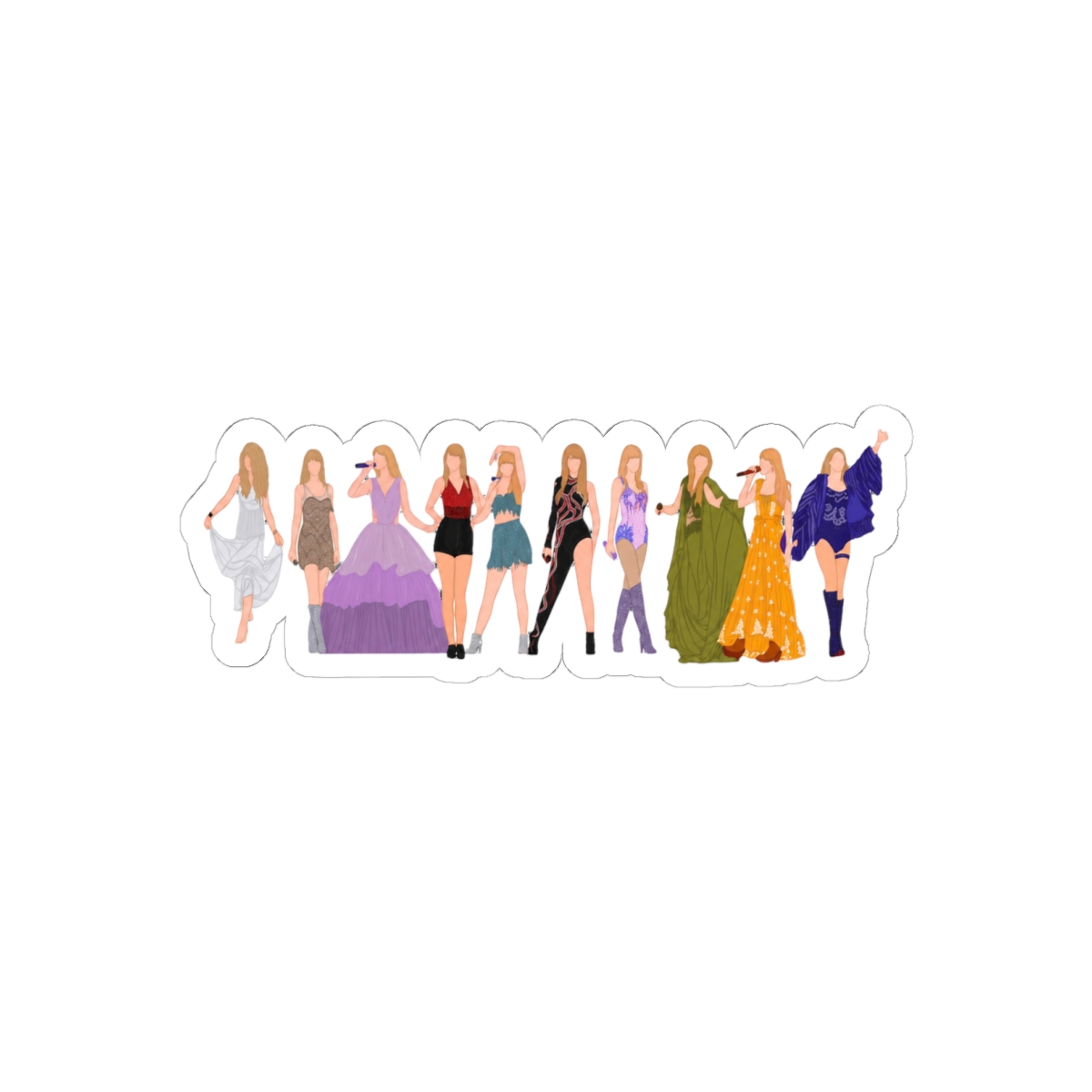 Taylor Swift Eras Tour Sticker | Bold Swiftie Vinyl Decal