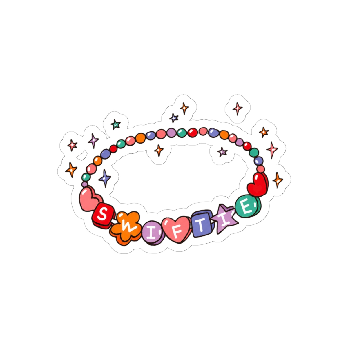 Lovely Bracelet Vinyl Sticker | Cute Jewelry Decal