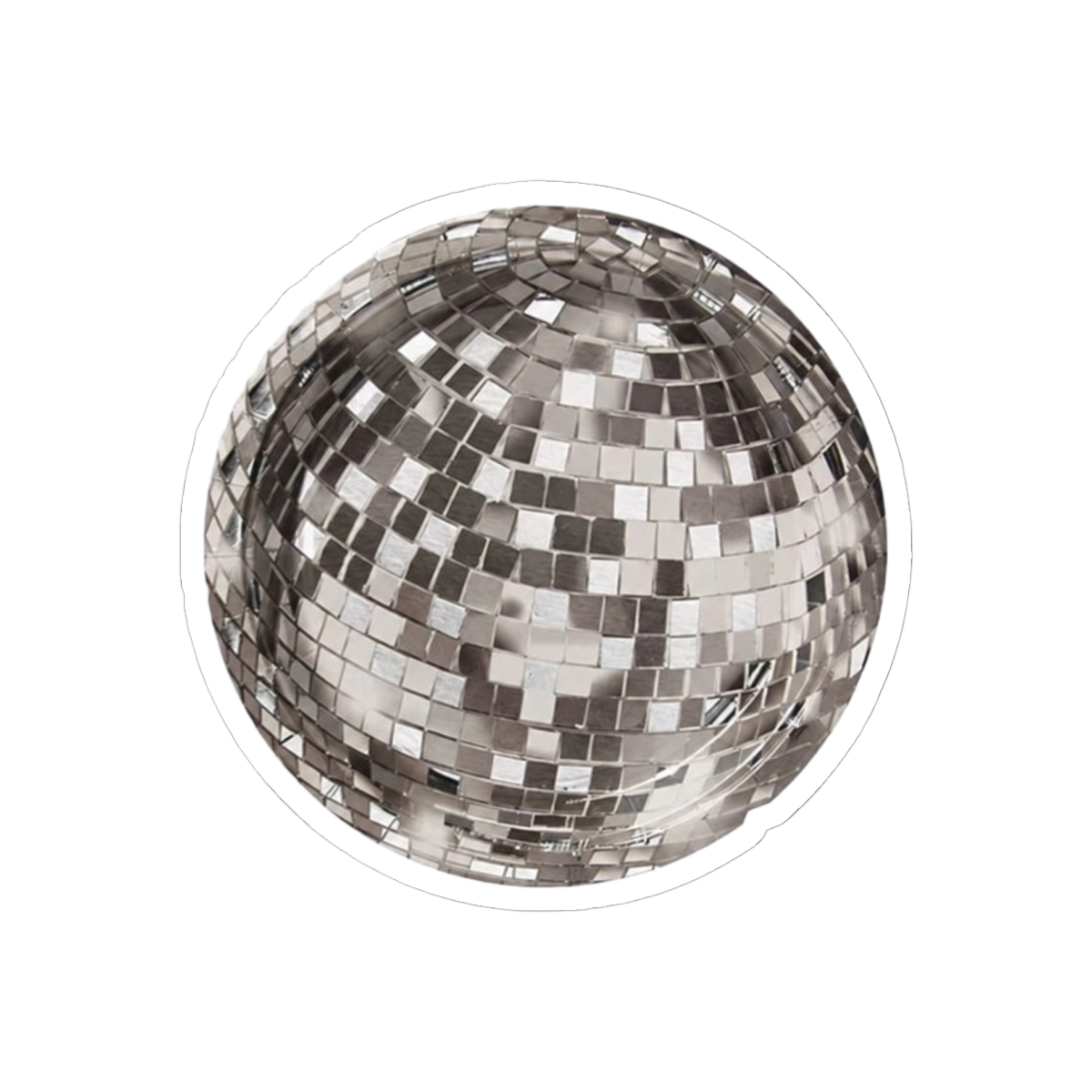 Disco Ball Mirror Sticker | Shiny Retro Vinyl Decal
