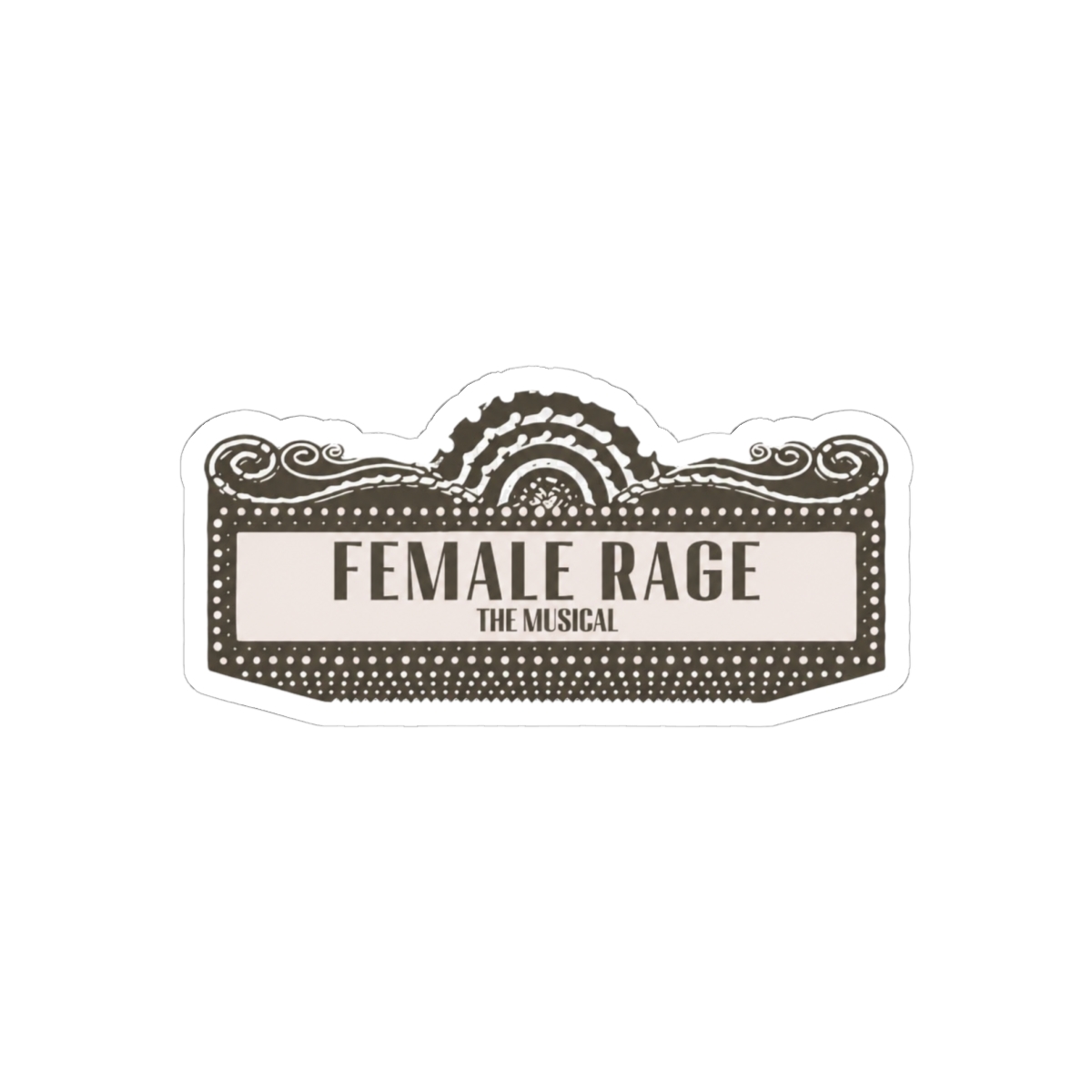 Female Rage Taylor Swift Sticker | Bold Swiftie Vinyl Decal