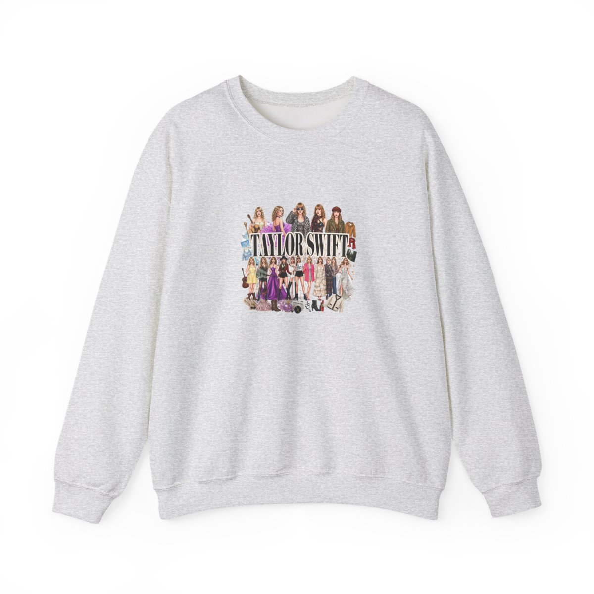 TTPD Eras White Crewneck - Official Sweatshirts merchandise