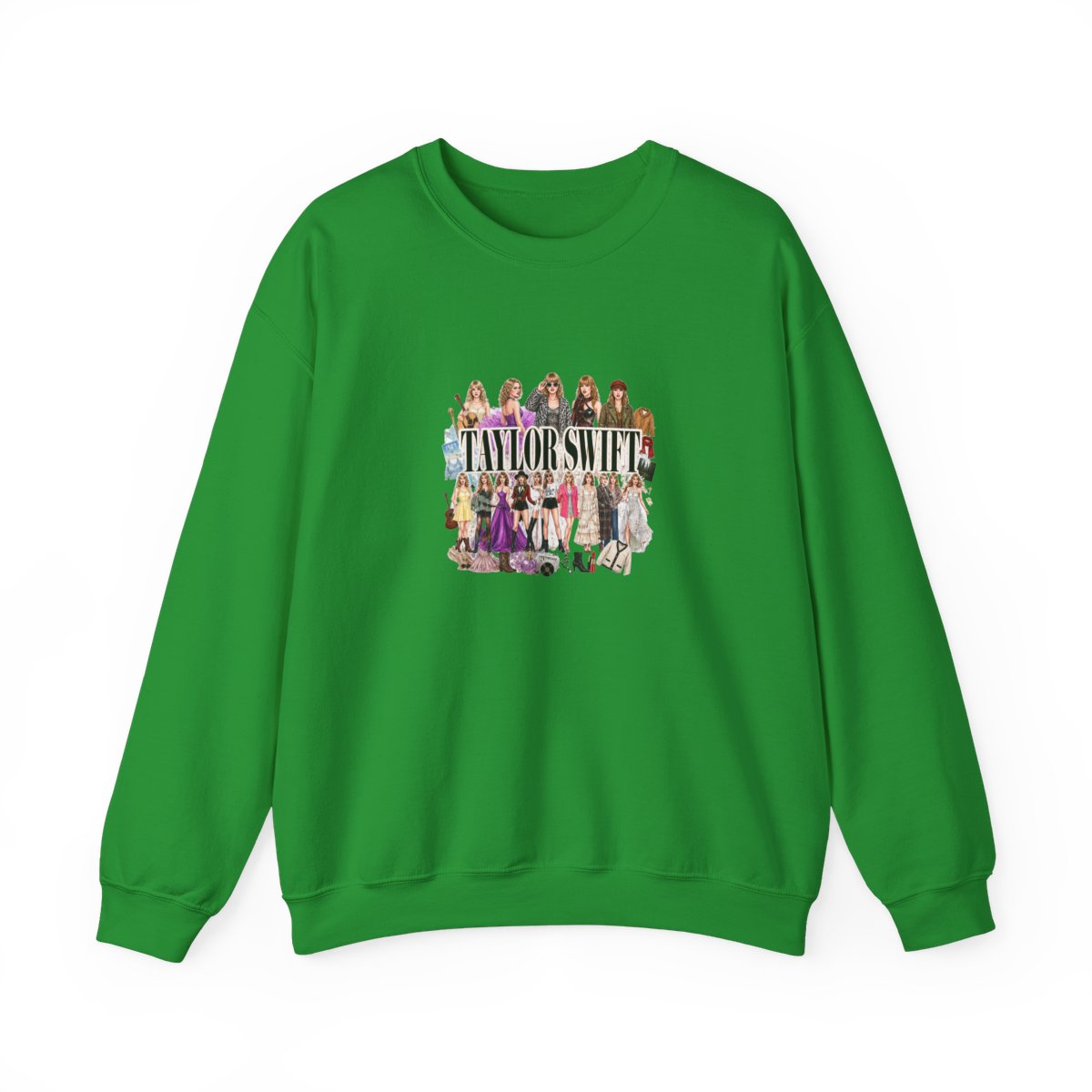 TTPD Eras White Crewneck - alternate angle 2, merchandise