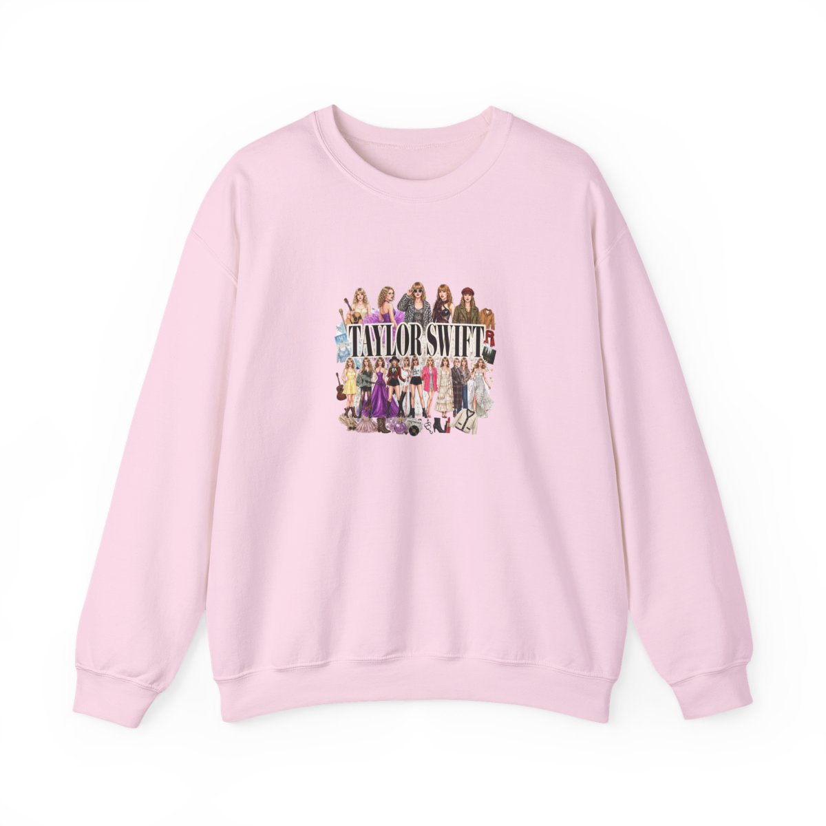 TTPD Eras White Crewneck - alternate angle 4, merchandise