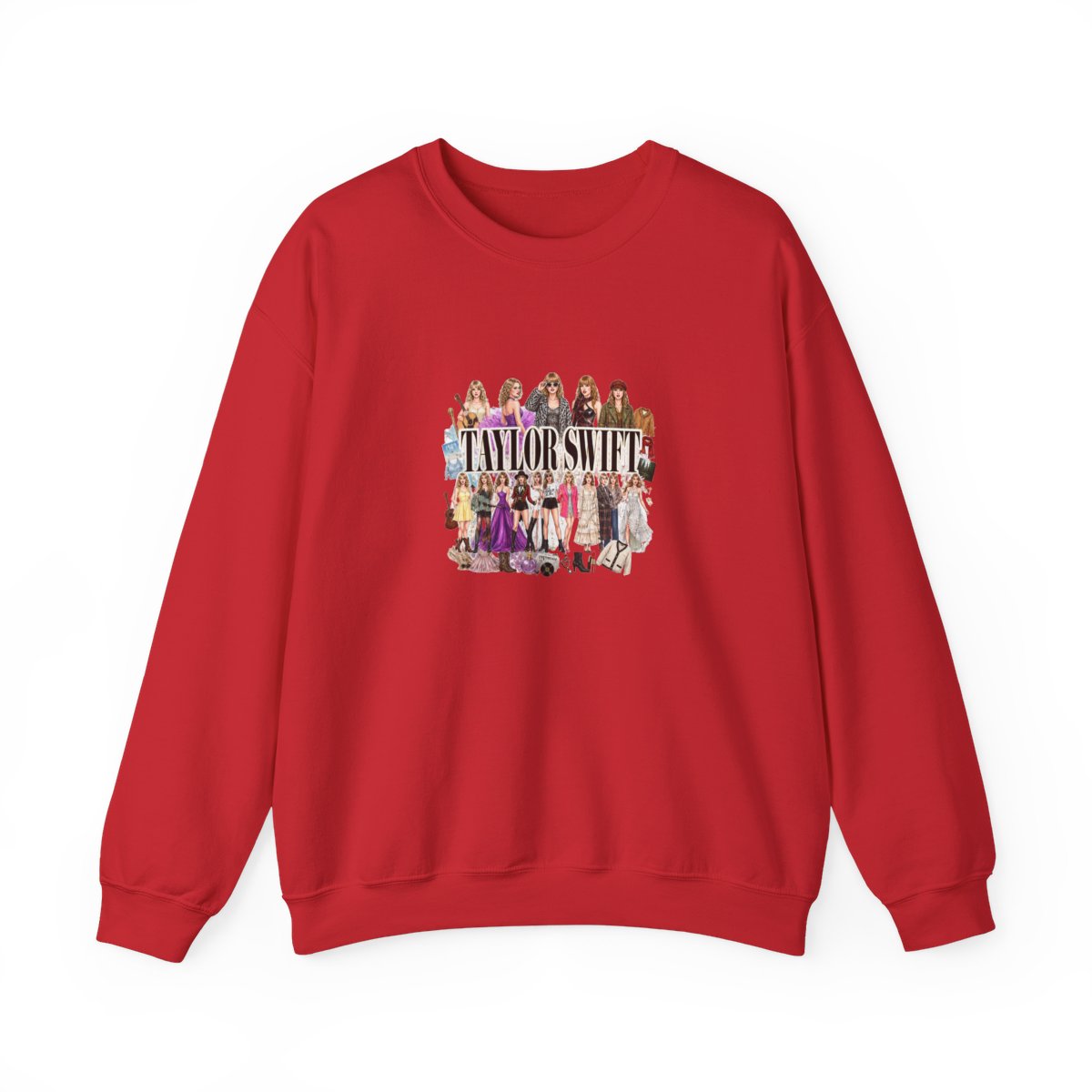 TTPD Eras White Crewneck - alternate angle 3, merchandise
