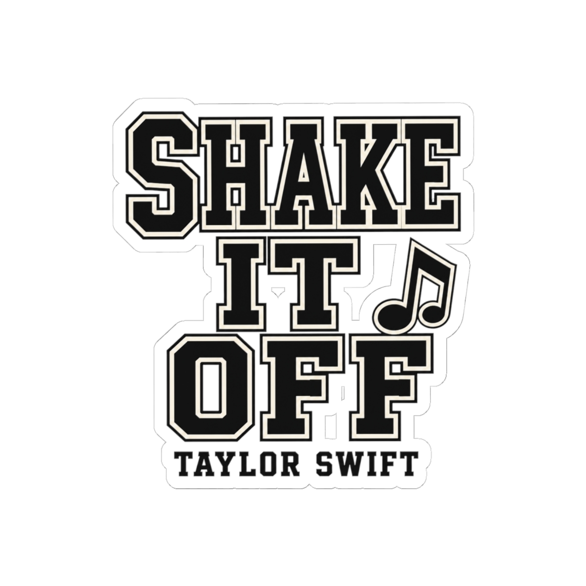 Taylor Swift "Shake it Off" Sticker