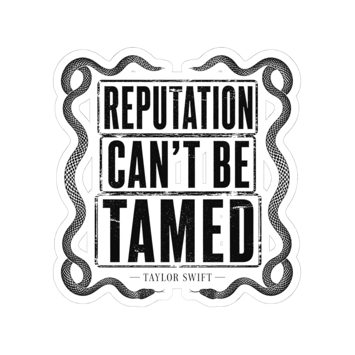 Taylor Swift "Reputation Can" Sticker