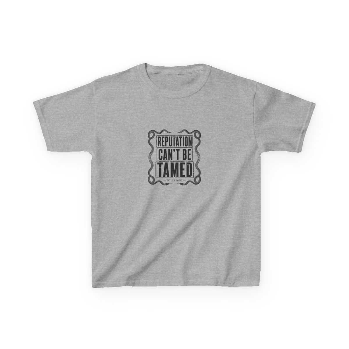 Taylor Swift "Reputation Can" Unisex Kids Tee - alternate angle 3, merchandise