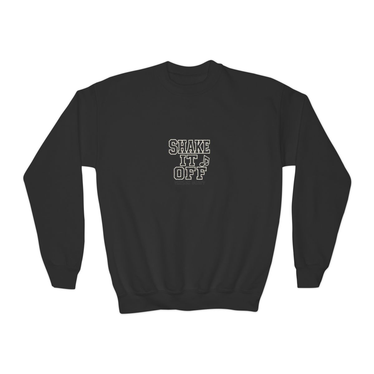 Taylor Swift "Shake it Off" Kids Crewneck - alternate angle 2, merchandise