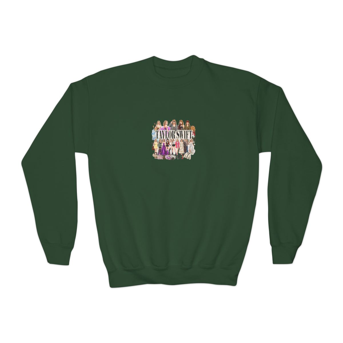 TTPD Eras White Kids Crewneck - alternate angle 5, merchandise