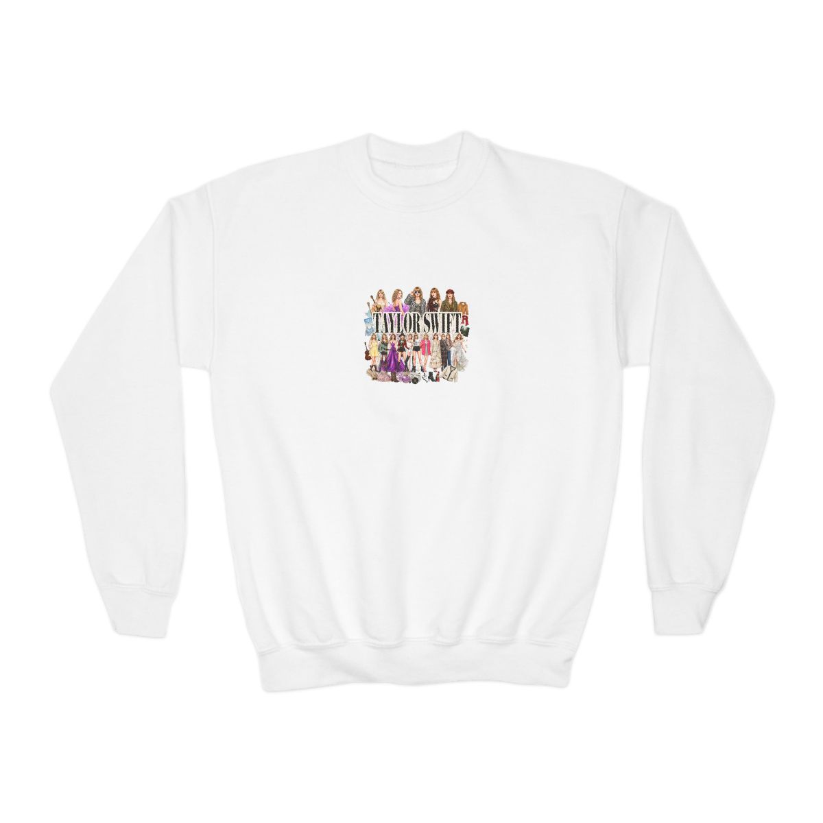 TTPD Eras White Kids Crewneck